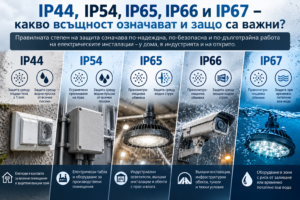 Какво означават IP44, IP54, IP65, IP66 и IP67 и защо са важни