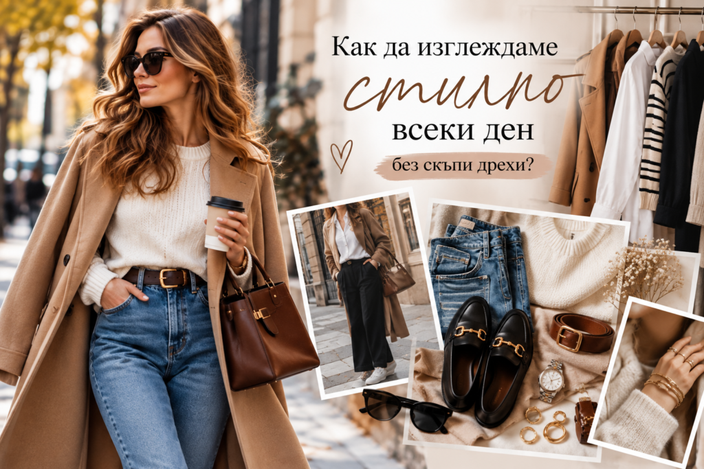 Как да изглеждаме стилно всеки ден без скъпи дрехи?